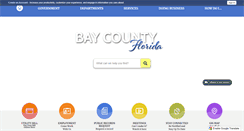 Desktop Screenshot of baycountyfl.gov